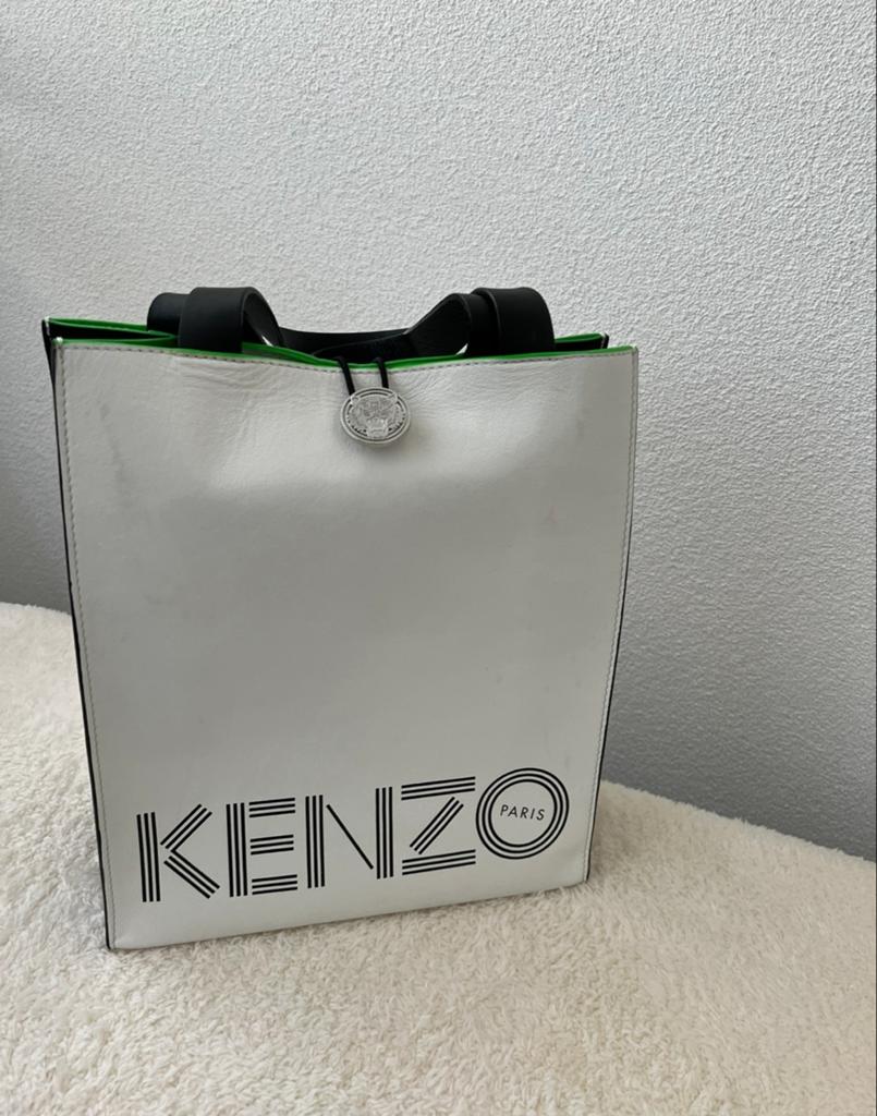 Kenzo x H&M tas - Zwart/Wit, 30 cm of meer, Zwart, Minder dan 35 cm, Ophalen of Verzenden