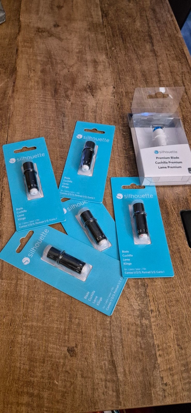 6x Silhouette plotter snijmesjes - Nieuw in verpakking, Geschikt voor snijden, Gereedschap of Toebehoren, Nieuw, Silhouette