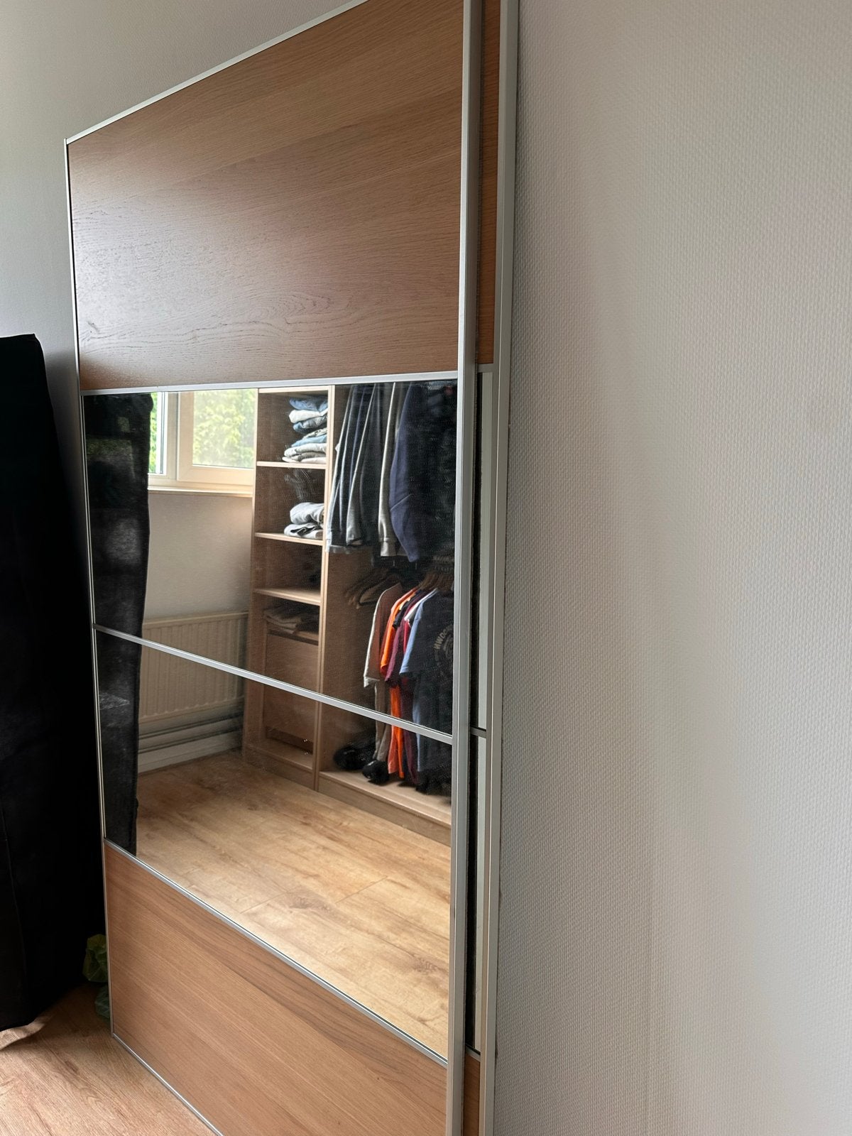 Schuifdeuren voor pax kast, Ophalen, Met plank(en), Gebruikt, 100 tot 150 cm
