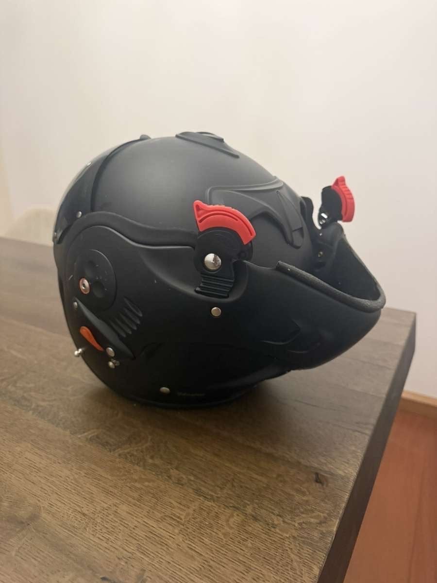 Zwarte motorhelm - Jethelm, Overige merken, Jethelm, Ophalen of Verzenden, Dames