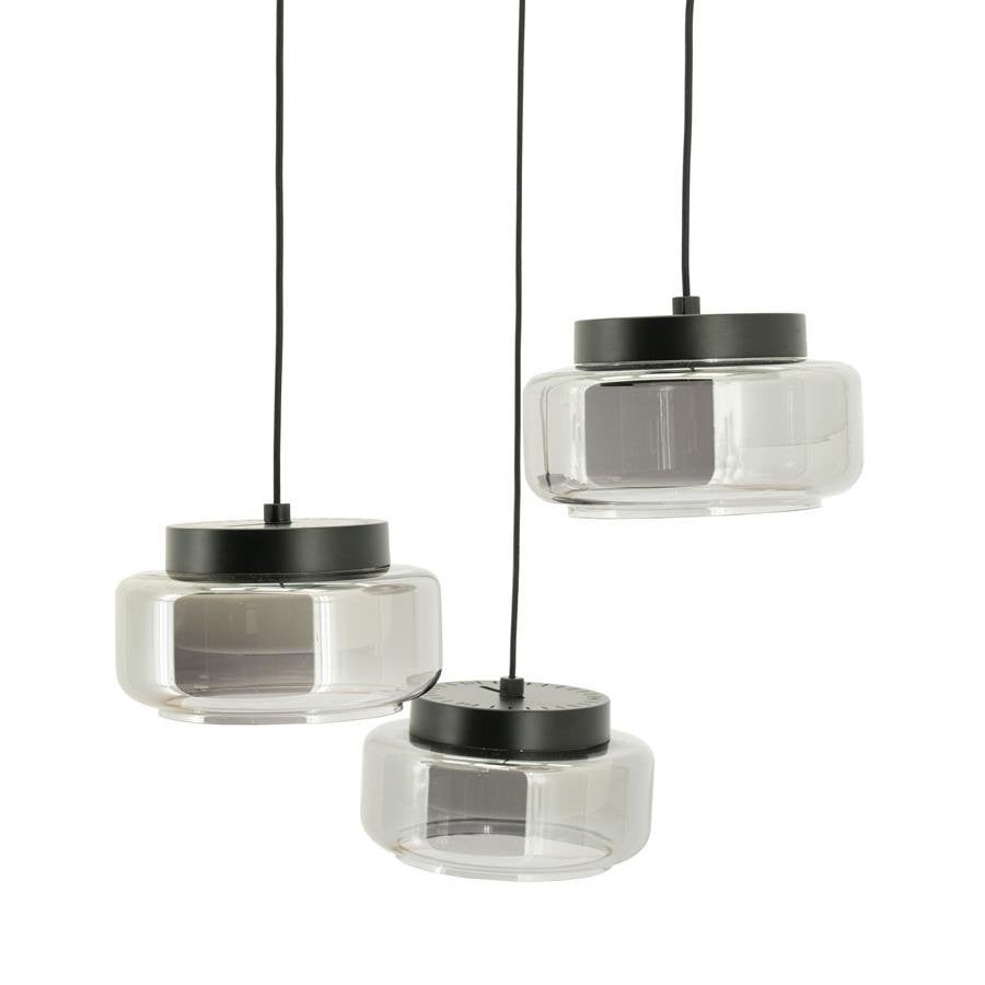 By-Boo hanglamp Pivot cluster rond 3-lichts - nieuw, Huis en Inrichting, Ophalen, Nieuw, Glas, Overige fittingen
