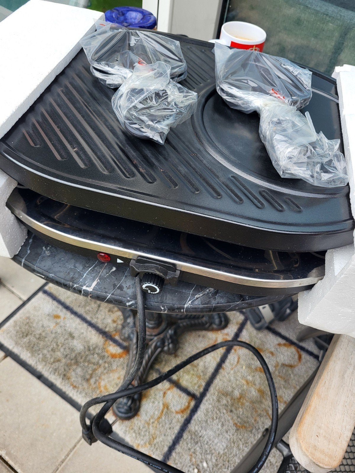 Fun Cooking 5-in-1 Raclette Grill & Gourmetstel, Witgoed en Apparatuur, Gourmetstellen, Ophalen of Verzenden, Nieuw, 8 personen of meer
