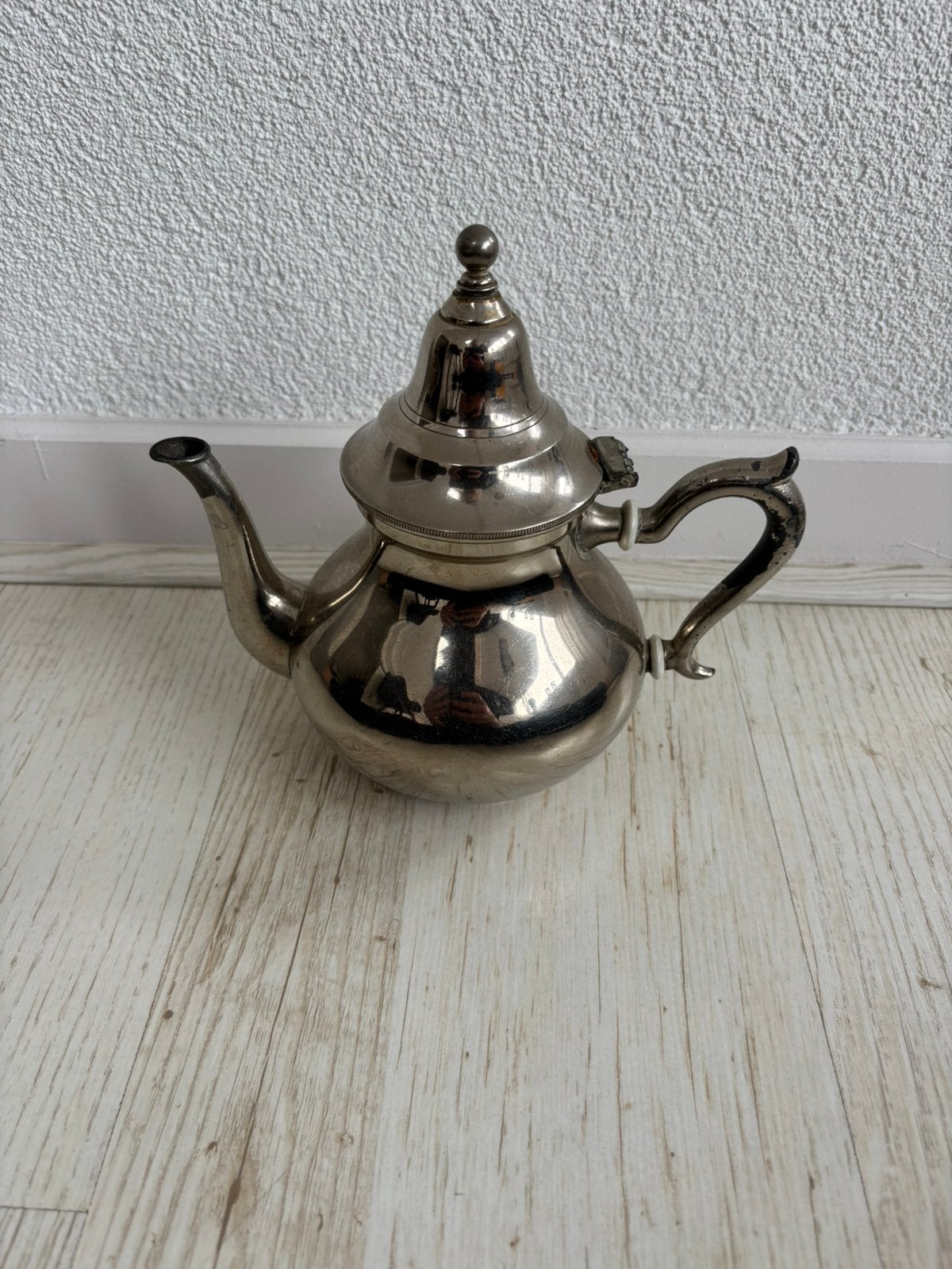 Mooi antiek verzilverd theepotje van Daalderop Holland, Ophalen of Verzenden
