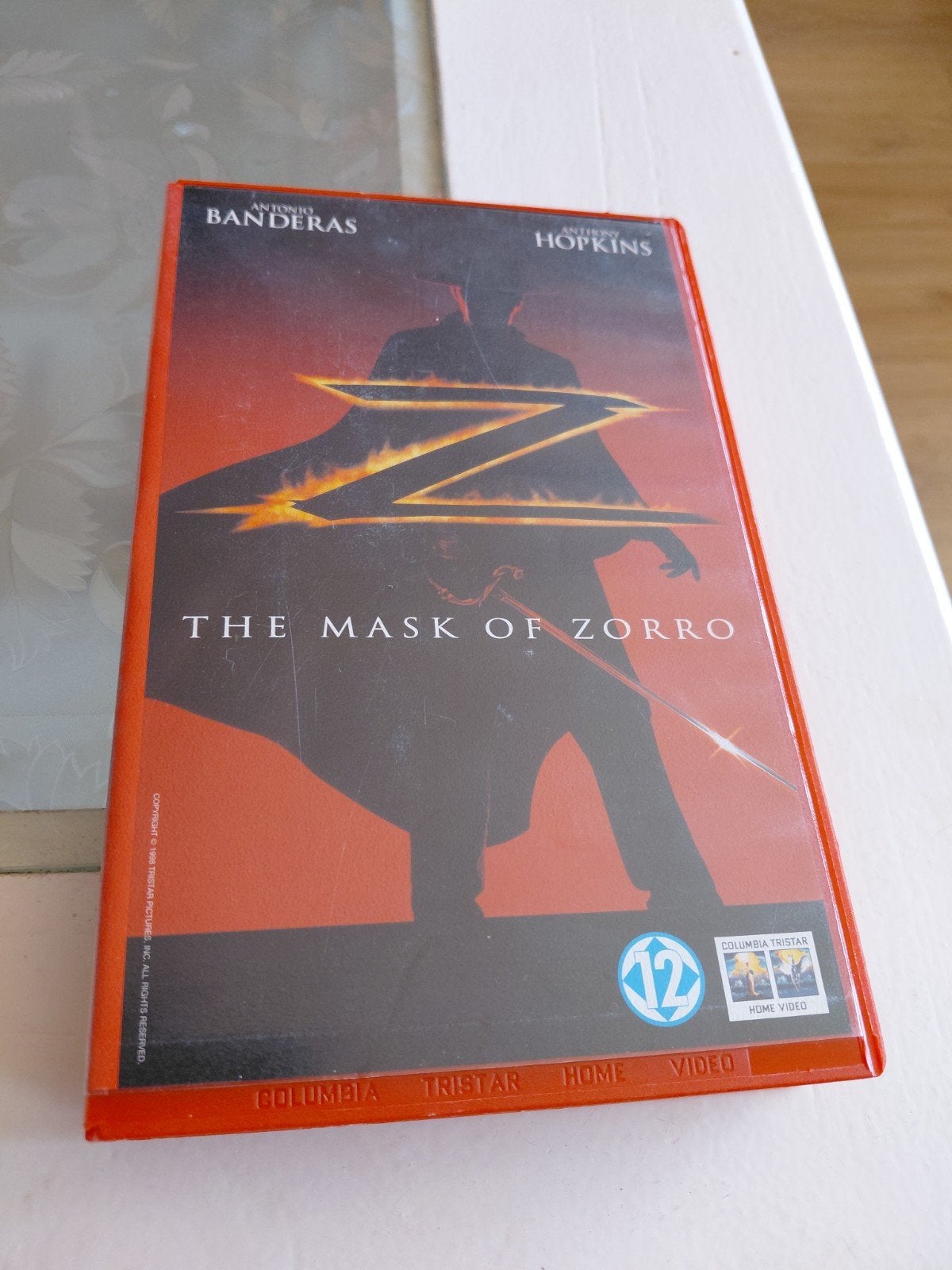 The Mask of Zorro videoband. Grote hoes., Cd's en Dvd's, VHS | Film, Gebruikt, Ophalen of Verzenden, Actie en Avontuur, Vanaf 12 jaar