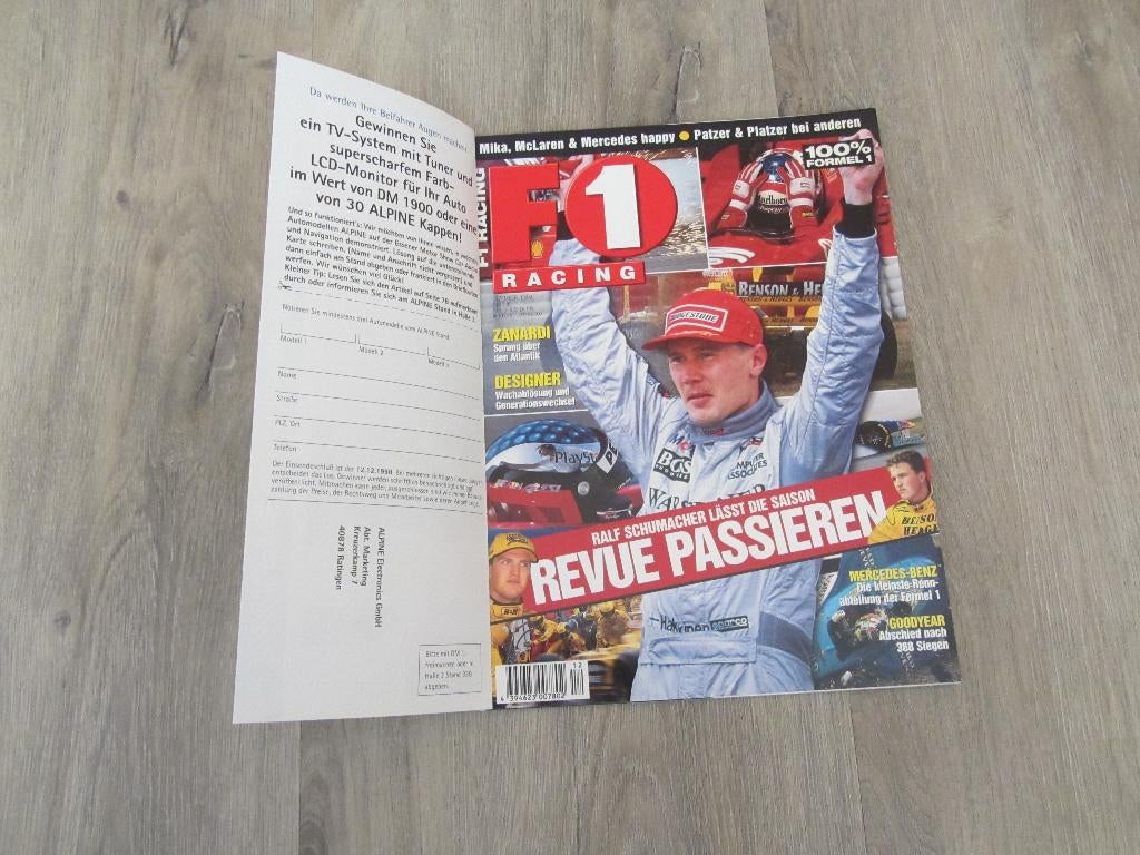 F1 Racing 1998, Ophalen of Verzenden, Zo goed als nieuw, Sport en Vrije tijd