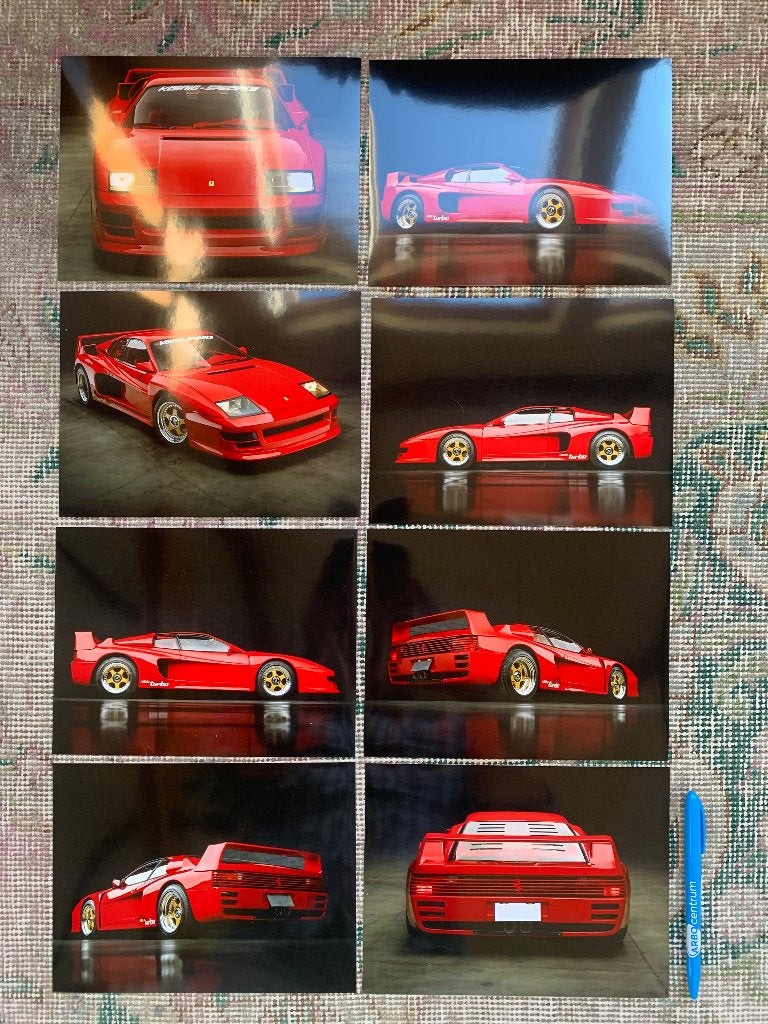 Persfotos Koenig Ferrari Testarossa Competition Evolution II, Nieuw, Ophalen of Verzenden, Koenig, Ferrari