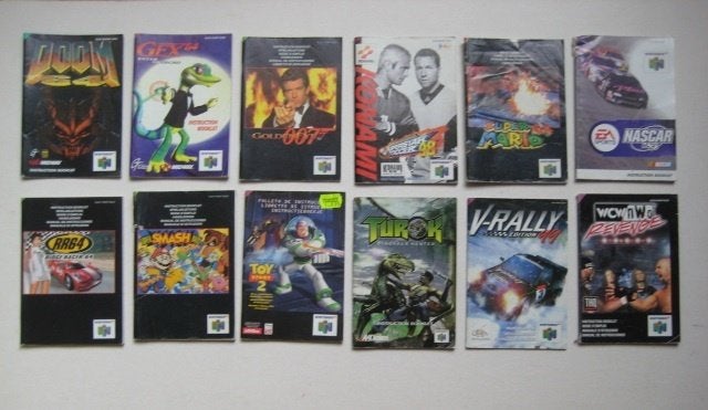 Nintendo 64 N64 boekjes handleiding, Spelcomputers en Games, Overige genres, 1 speler, Ophalen of Verzenden, Zo goed als nieuw