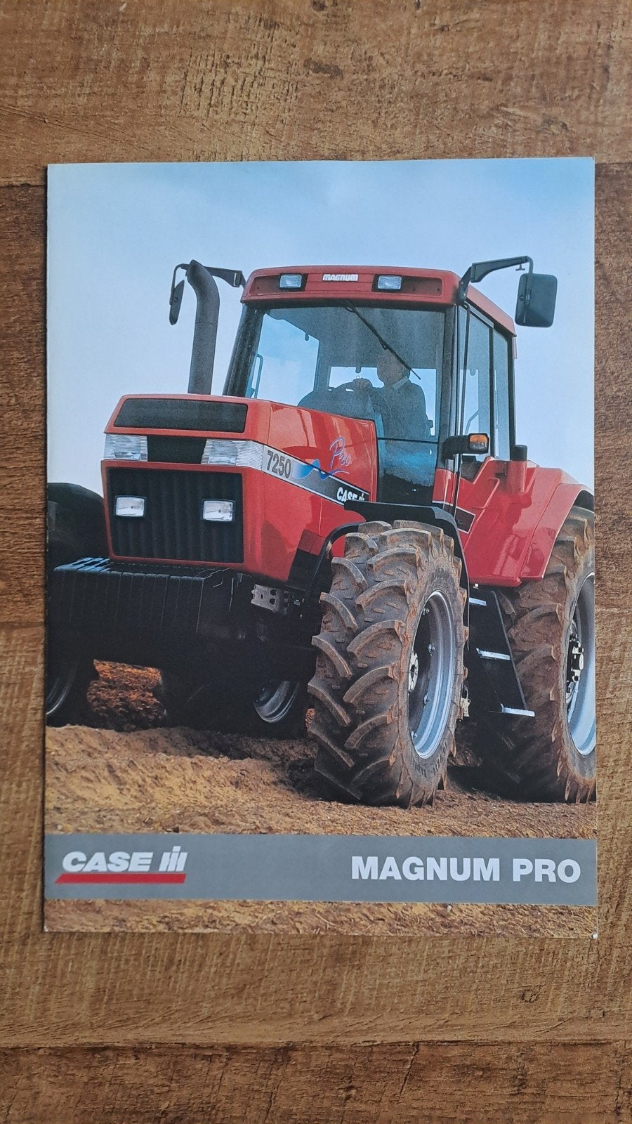folder CASE IH 72 serie MAGNUM PRO tractoren,  trekkers, Ophalen of Verzenden, Zo goed als nieuw, Folder