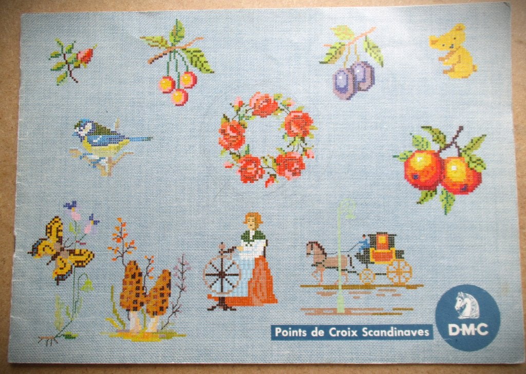 Borduur patronen jaren 60~Scandinavische patronen DMC, Ophalen of Verzenden, Gebruikt, Handborduren, Patroon