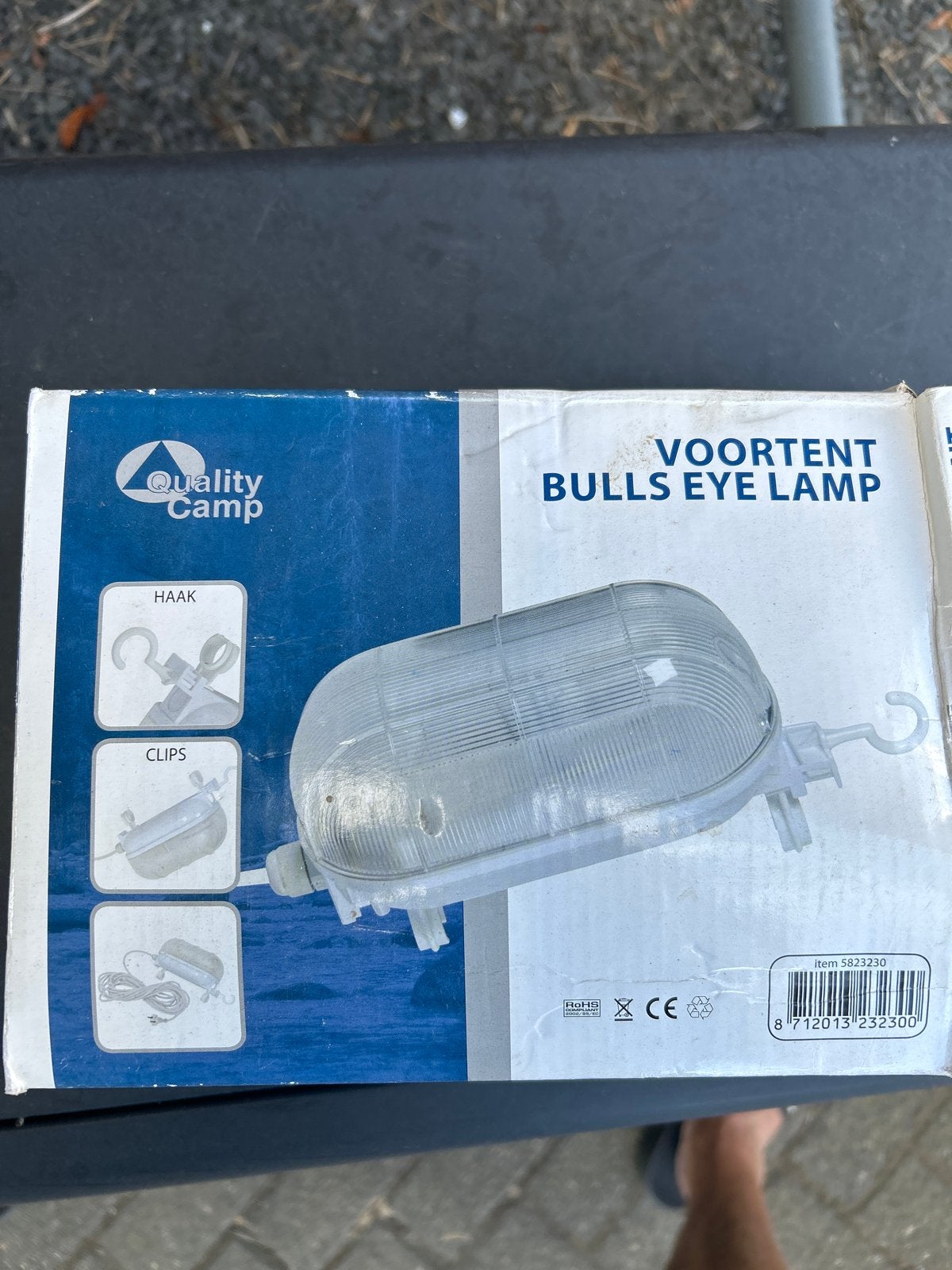 Quality Camp Voortent Bulls Eye Lamp, Ophalen, Nieuw
