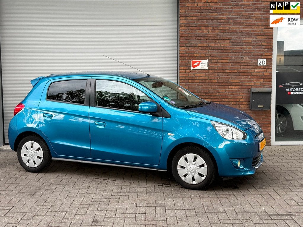 Mitsubishi Space Star 1.2 Invite|AUTOMAAT|AIRCO|NIEUWE APK, Auto's, Mitsubishi, Euro 5, Stof, Gebruikt, 840 kg