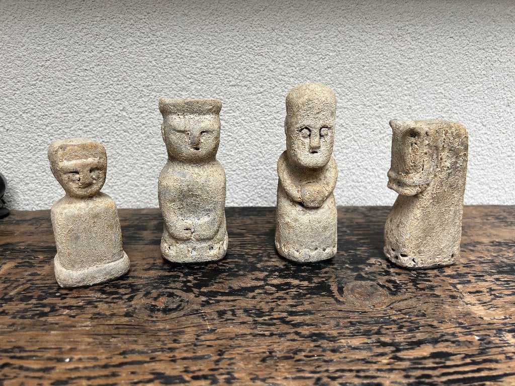 Stonemen schaakstukken stoer sober set beeldjes, Ophalen of Verzenden, Nieuw, Fantasy