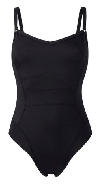 Nieuw licht corrigerend badpak van Panache 60D, 90GG en 90HH, Panache Swim, Zwart, Nieuw, Badpak
