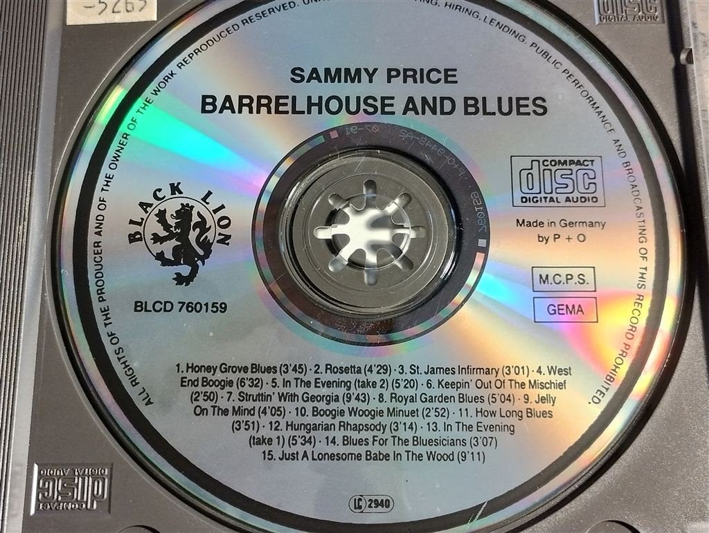 Sammy Price ‎- Barrelhouse And Blues, Ophalen of Verzenden, Zo goed als nieuw, Jazz