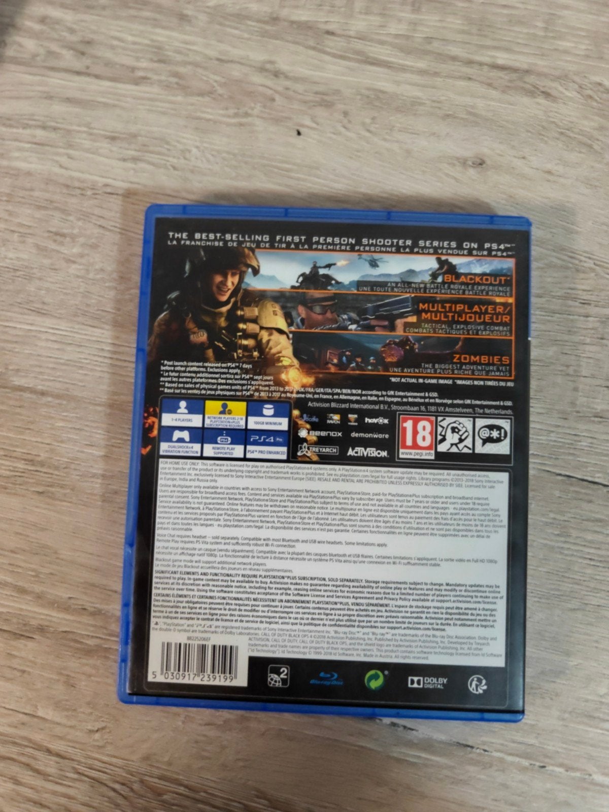 Call of Duty Black Ops 4 PS4 -, Spelcomputers en Games, Games | Sony PlayStation 4, Support@activision.com, Vanaf 18 jaar, Shooter