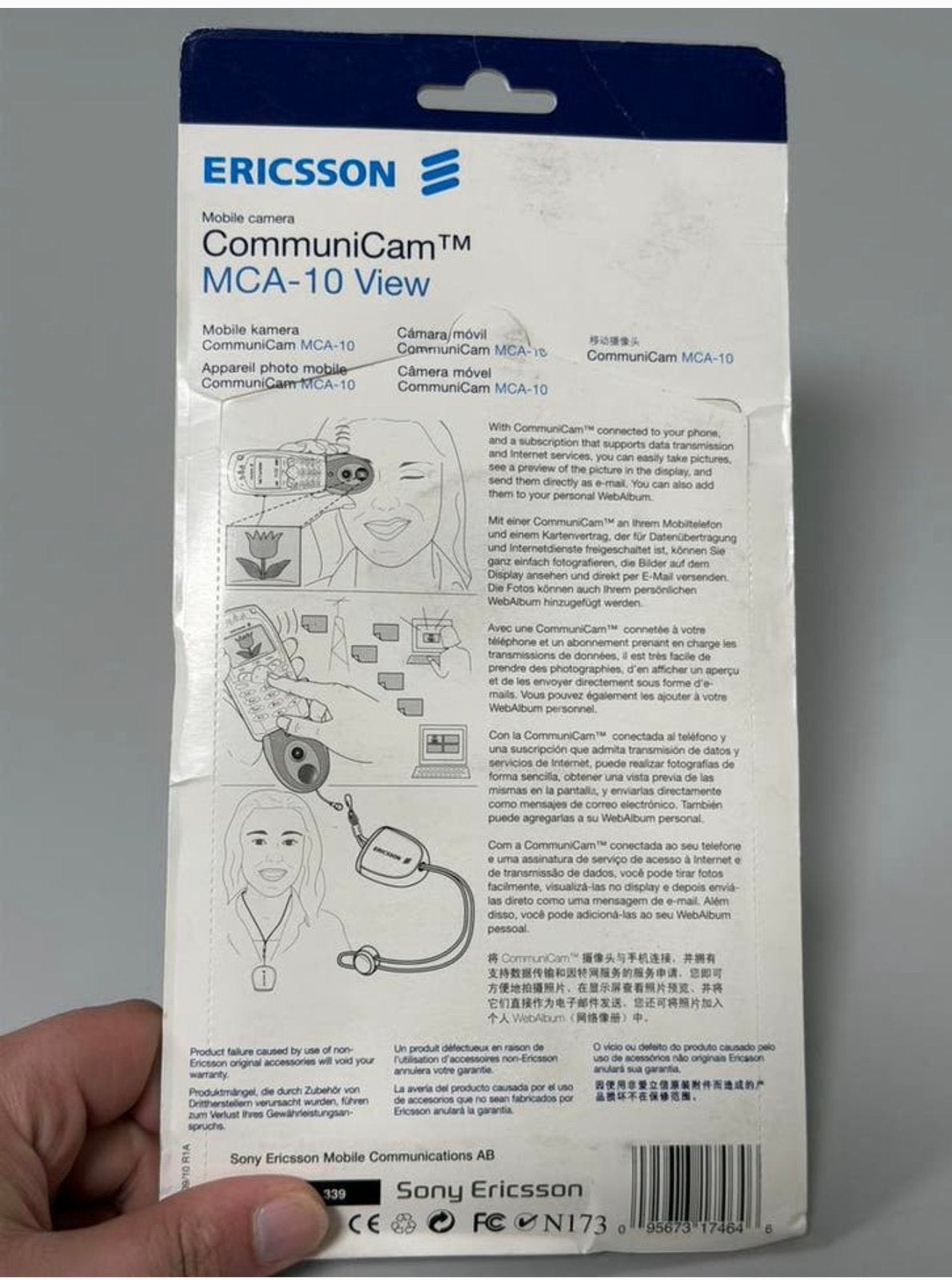 Sony Ericsson CommuniCam MCA-10 View mobile Camera Nieuw, Sony Ericsson, Overige typen, Nieuw, Ophalen of Verzenden