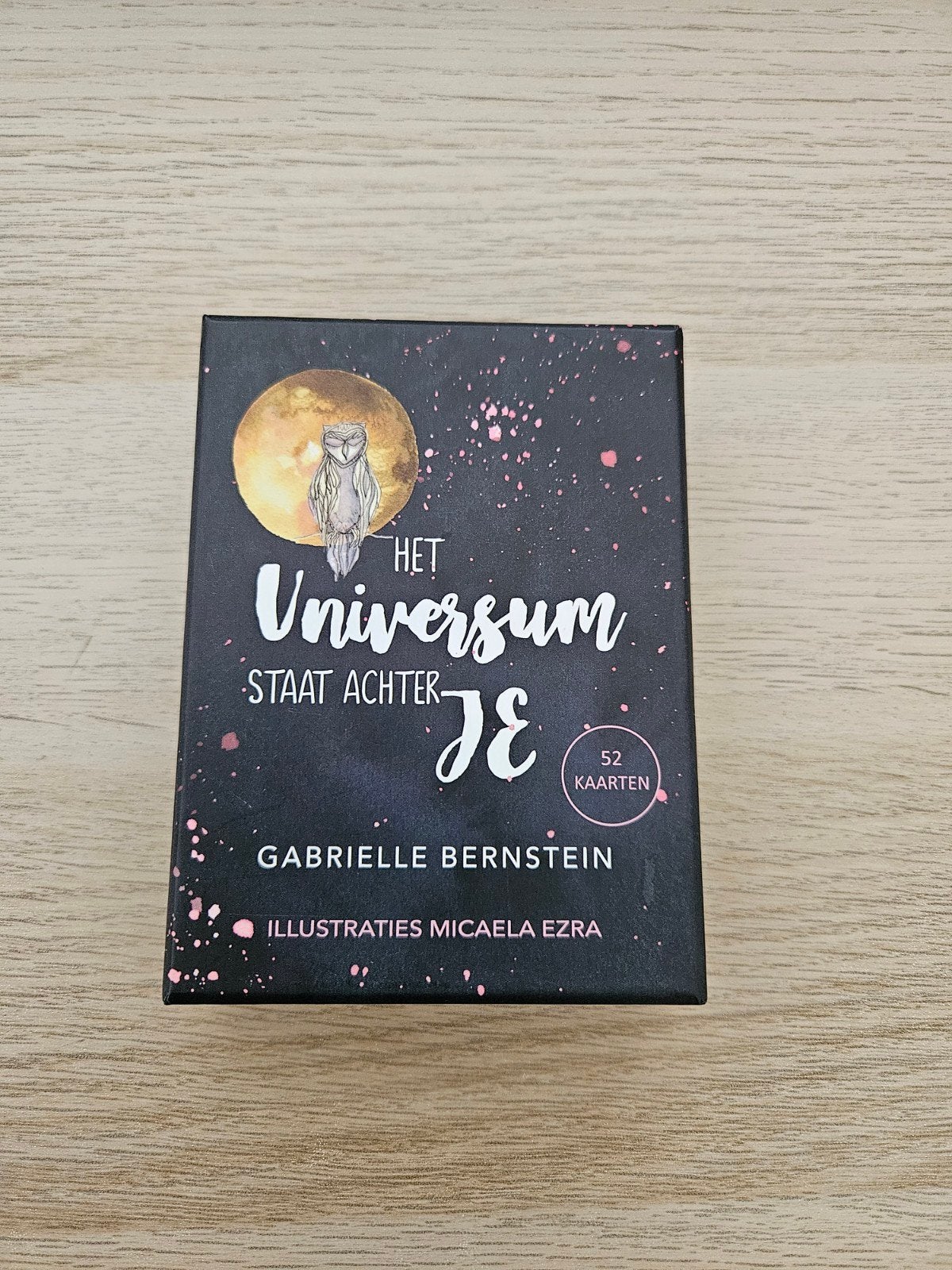 Het Universum Staat Achter Je - Gabriëlle Bernstein kaarten, Boeken, Ophalen of Verzenden, Zo goed als nieuw, Tarot of Kaarten leggen
