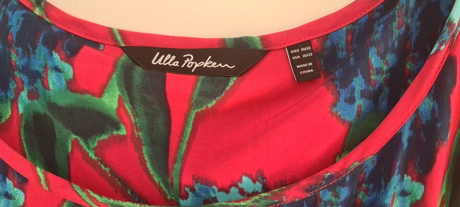 nieuwe roze jurk plussize XL 50 52 Ulla Popken hortensia's, Jurk, Nieuw, Ulla Popken, Ophalen of Verzenden