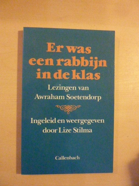 A. Soetendorp - Er was een rabbijn in de klas, Ophalen of Verzenden, Zo goed als nieuw