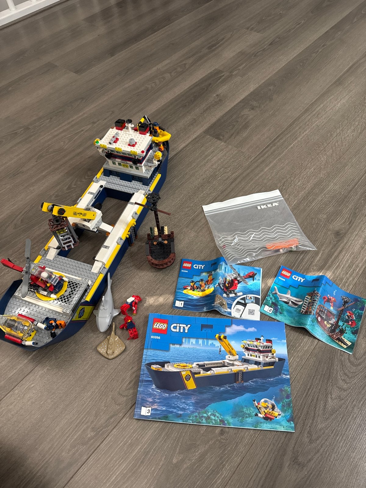 Lego City Oceaan Onderzoeksschip 60266, Ophalen, City, Lego, Zo goed als nieuw