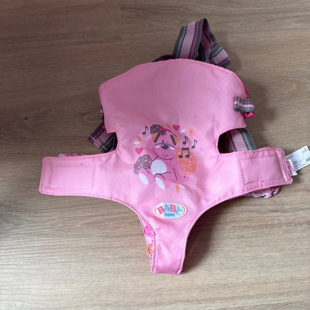 BABY born Draagzak Roze met Bruno de Beer, Overige merken, Gebruikt, Ophalen of Verzenden, Buik