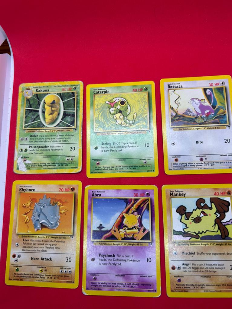 Legendary Collection 6 Pokémon bundel WOTC, Ophalen of Verzenden, Zo goed als nieuw