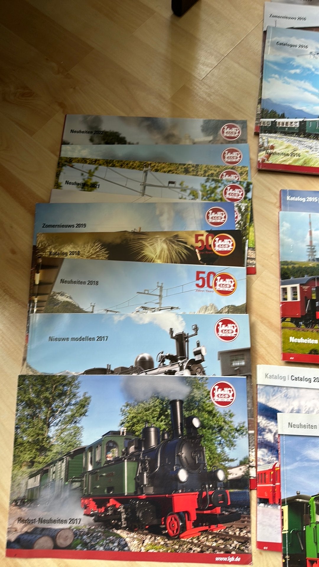Lgb lehmann catalogussen en tekeningen mappen, Ophalen, Gebruikt