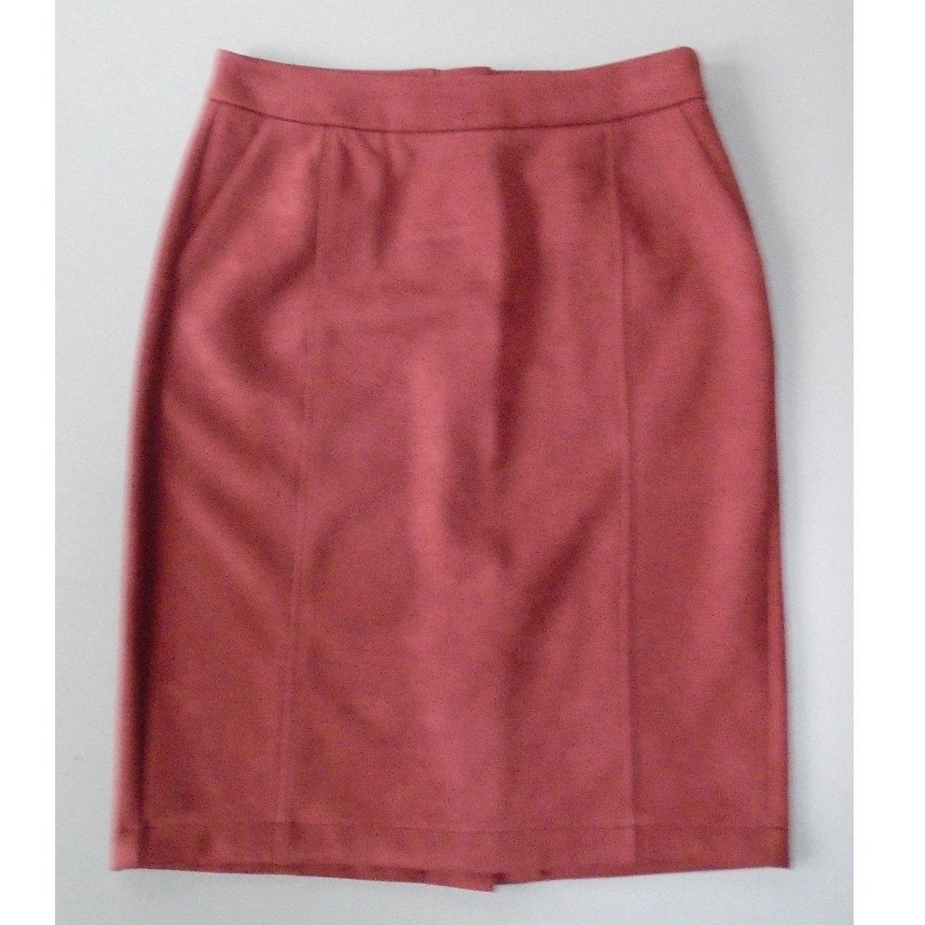 Vero Moda S/36 steenrood rok nauwelijks gedragen suède, Verzenden, Vero Moda, Zo goed als nieuw, Knielengte