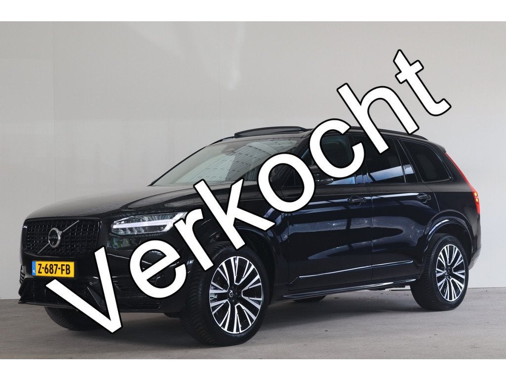 Volvo XC90 2.0 T8 Recharge AWD Ultimate Dark NL-Auto! Luchtv, Auto's, Volvo, Bedrijf, Te koop, XC90, 360° camera, 4x4, ABS, Adaptive Cruise Control