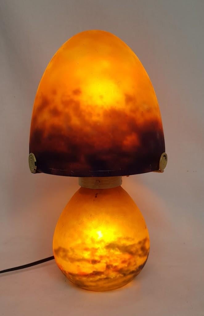 Muller , paddenstoellamp., Antiek en Kunst, Antiek | Lampen, Ophalen of Verzenden
