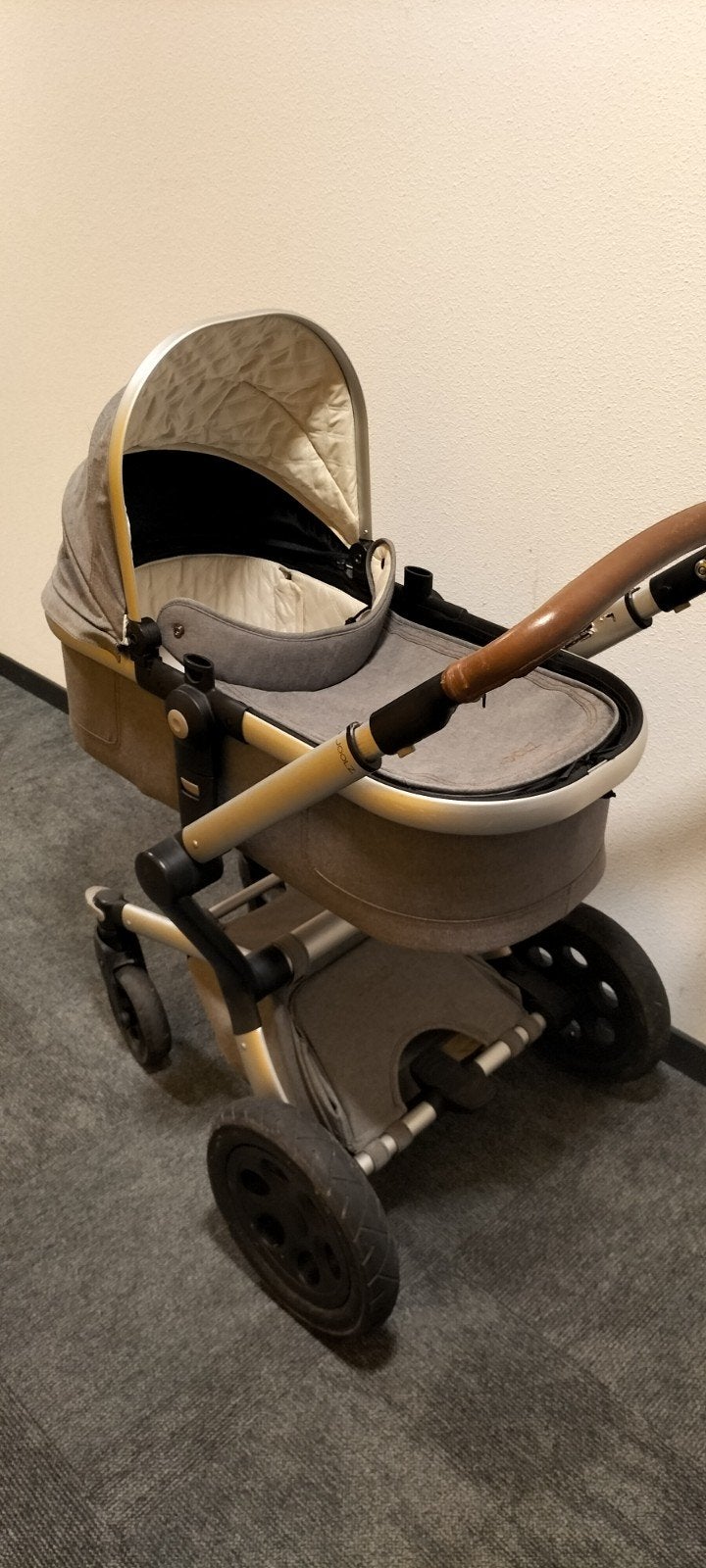 Joolz kinder/wandelwagen, grijs, Gebruikt, Luchtbanden, Combiwagen, Ophalen
