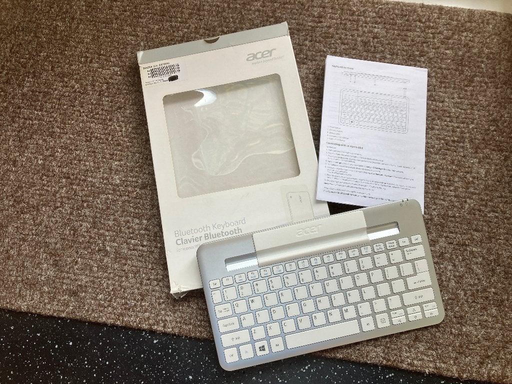 acer iconia w3-810 bluetooth toetsenbord, Computers en Software, Ophalen of Verzenden, Nieuw, 9 inch