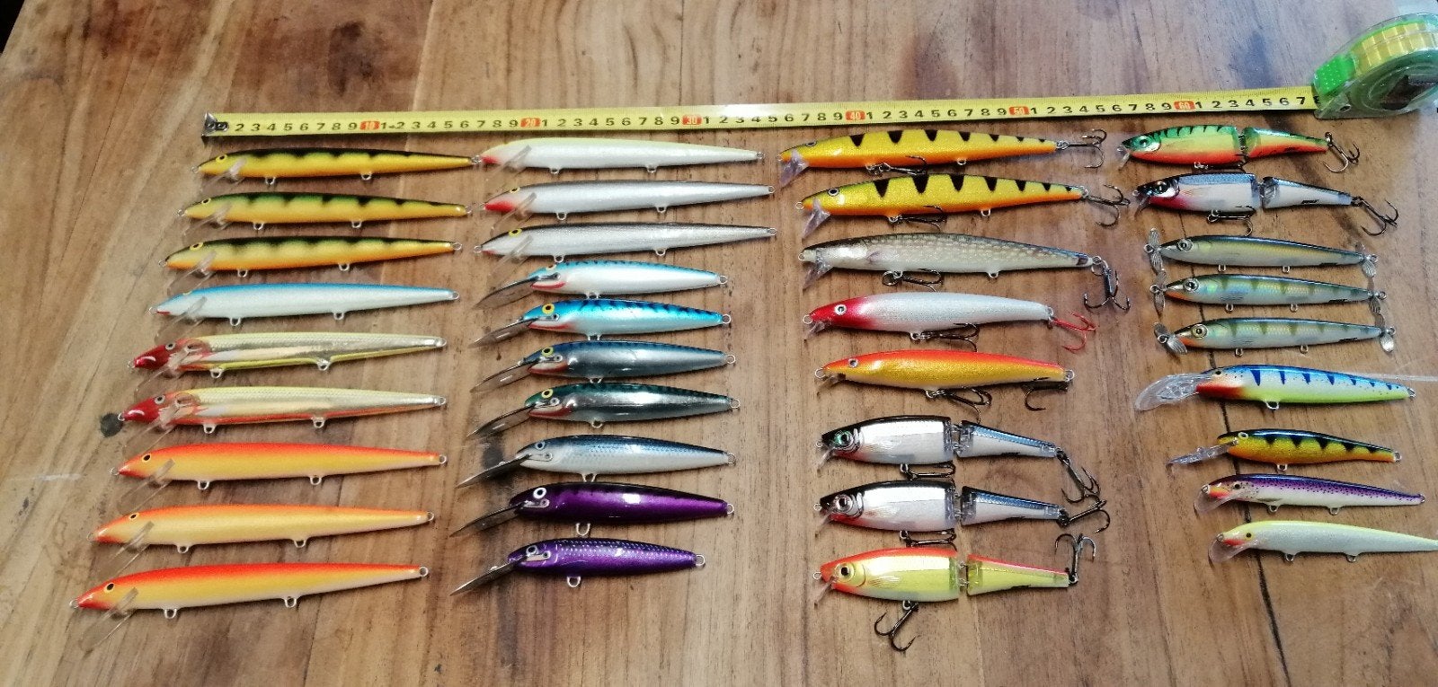 36x Rapala pluggen divers, Ophalen, Zo goed als nieuw, Overige typen