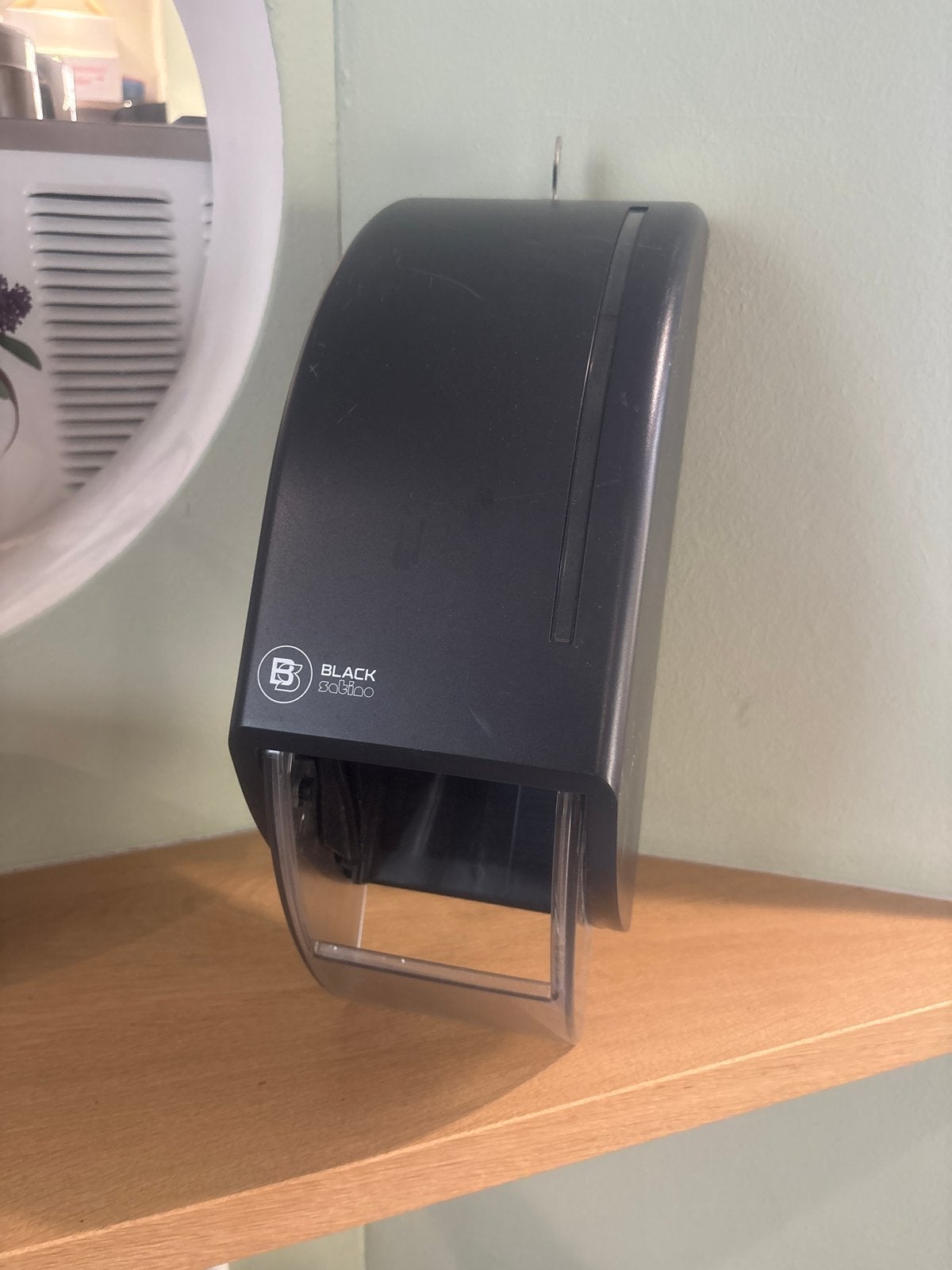 Zwarte handdoekdispenser Black Sabino, Ophalen of Verzenden, Gebruikt, Overige typen