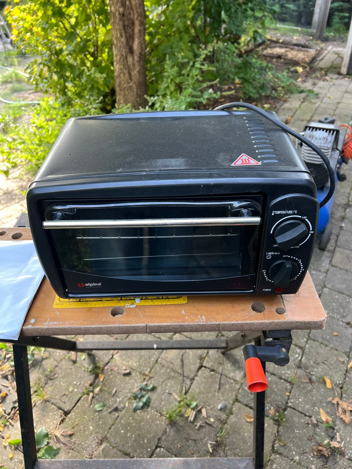 Alpina Mini-oven - Compacte Toaster Oven, Witgoed en Apparatuur, Ophalen, Minder dan 45 cm, Overige merken, Zo goed als nieuw