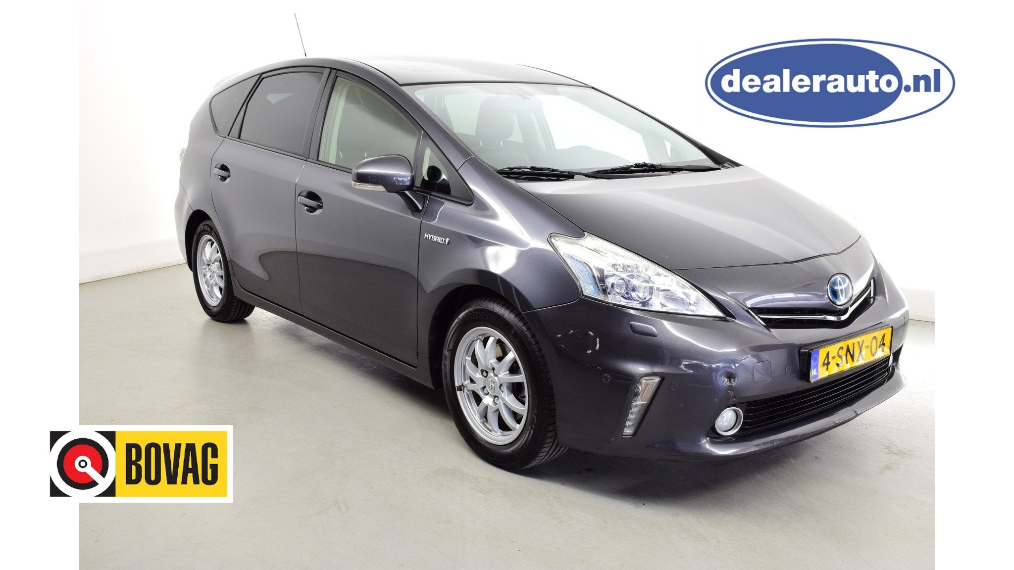 Toyota Prius+ 1.8 Business Plus-LEDER-7 Zits-Panoramadak tre, Auto's, Automatische klimaatregeling, Gebruikt, Zwart, 4 cilinders