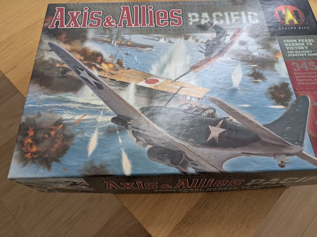 Axis & Allies Pacific bordspel, compleet, 1x gespeeld, Hobby en Vrije tijd, Ophalen, Gebruikt