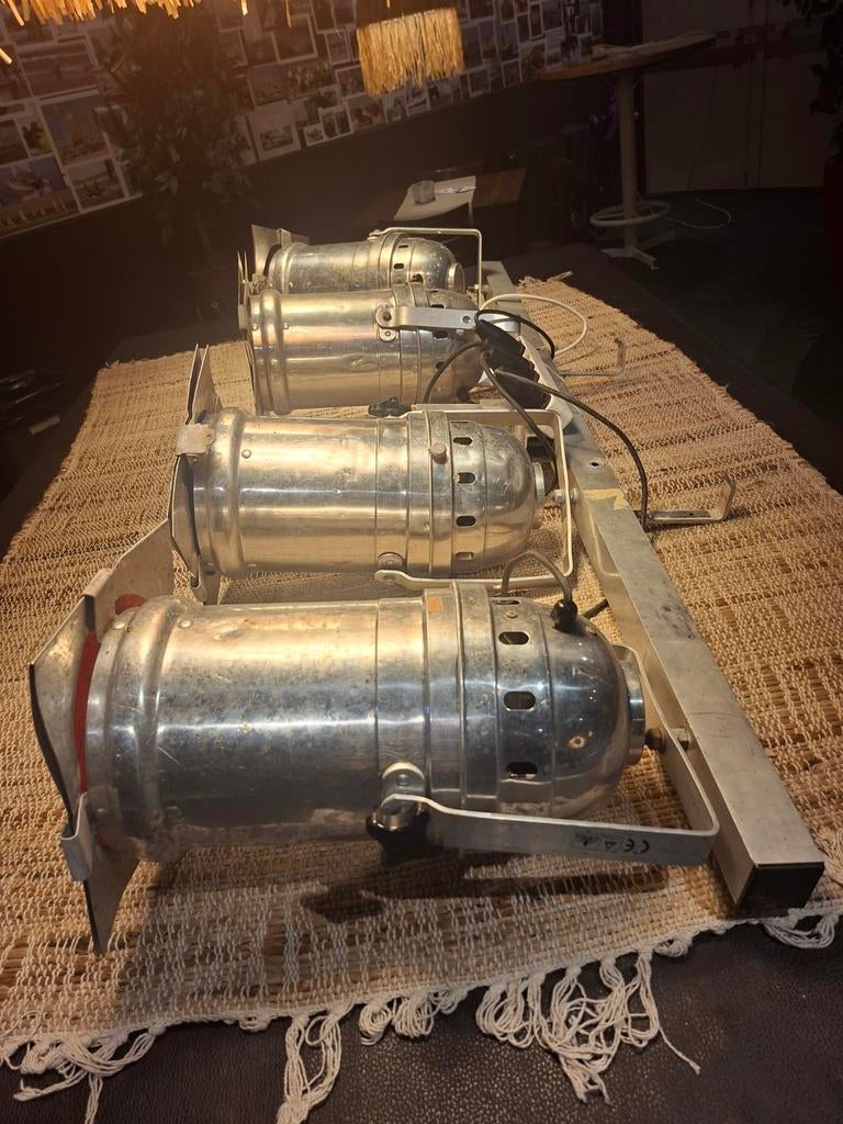 Vintage theater spots met ophangsysteem, Muziek en Instrumenten, Licht en Laser, Ophalen, Licht