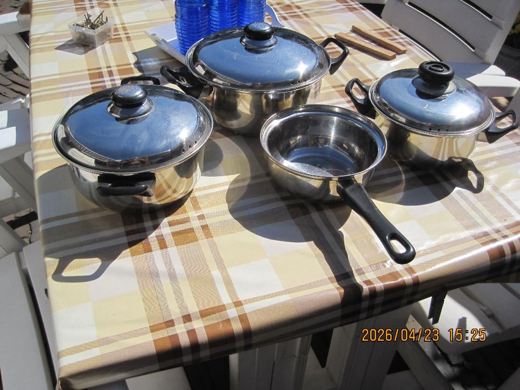 camping pannen set, Ophalen, Gebruikt