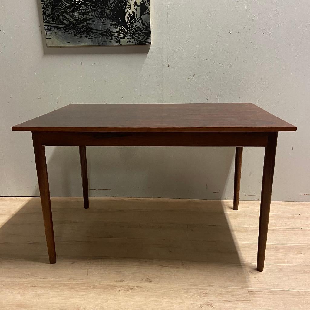 Vintage jaren 50 60 palissander eettafel Deens design, Huis en Inrichting, Tafels | Eettafels, Ophalen, Gebruikt, Overige materialen