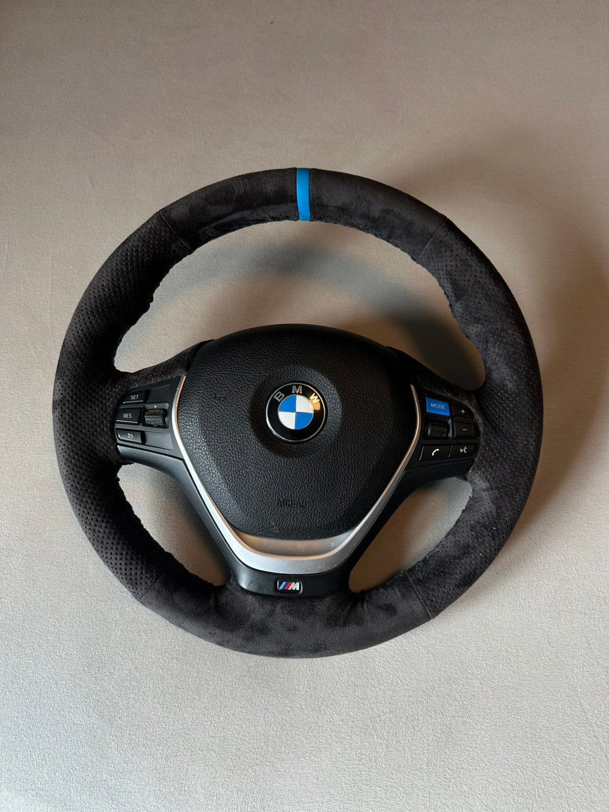 BMW F-series M custom stuurwiel Alcantara blauw, Ophalen of Verzenden, Nieuw, BMW