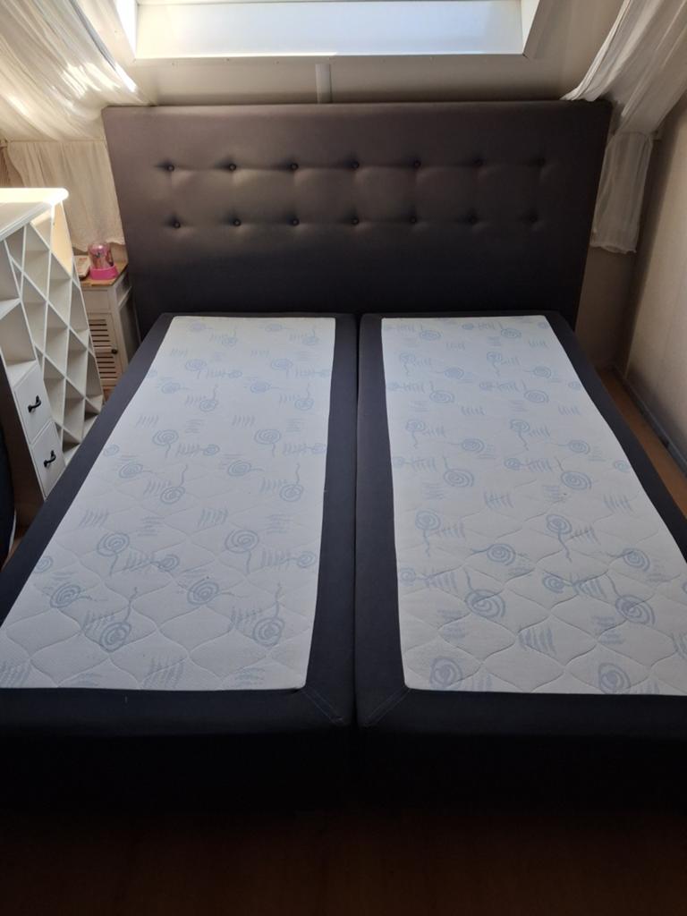 Boxpring, Ophalen, Tweepersoons, 160 cm
