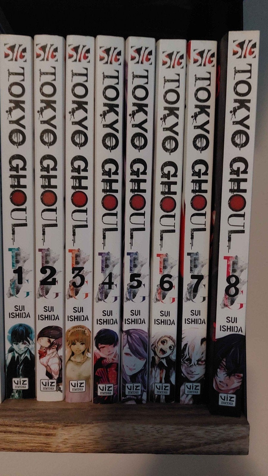 Tokyo ghoul Manga 1 - 8, Boeken, Meerdere comics, Ophalen, Gelezen, Japan (Manga)