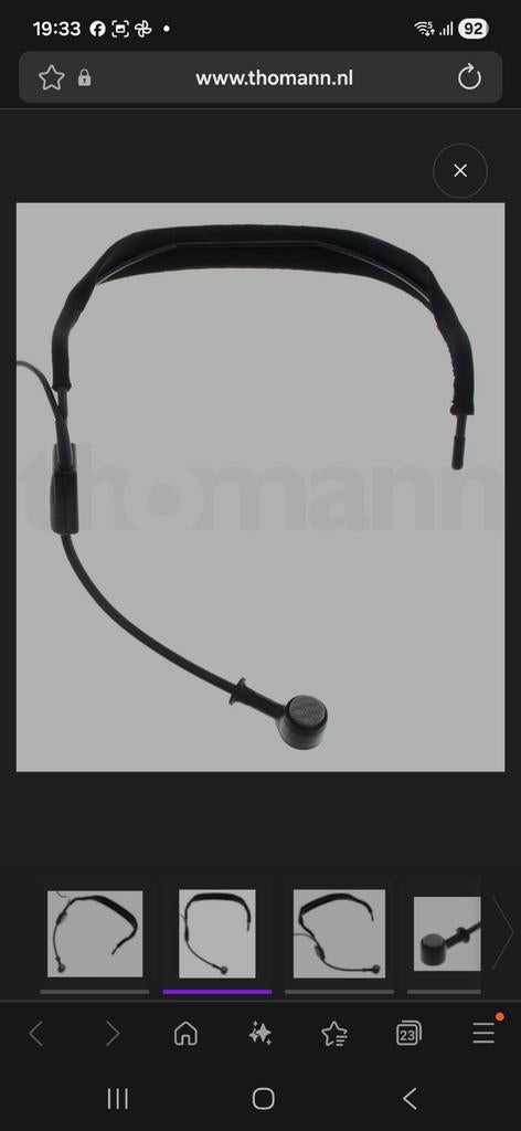 Shure WH20 XLR Headset Microfoon - Zo goed als nieuw, Ophalen of Verzenden, Zo goed als nieuw, Overige typen