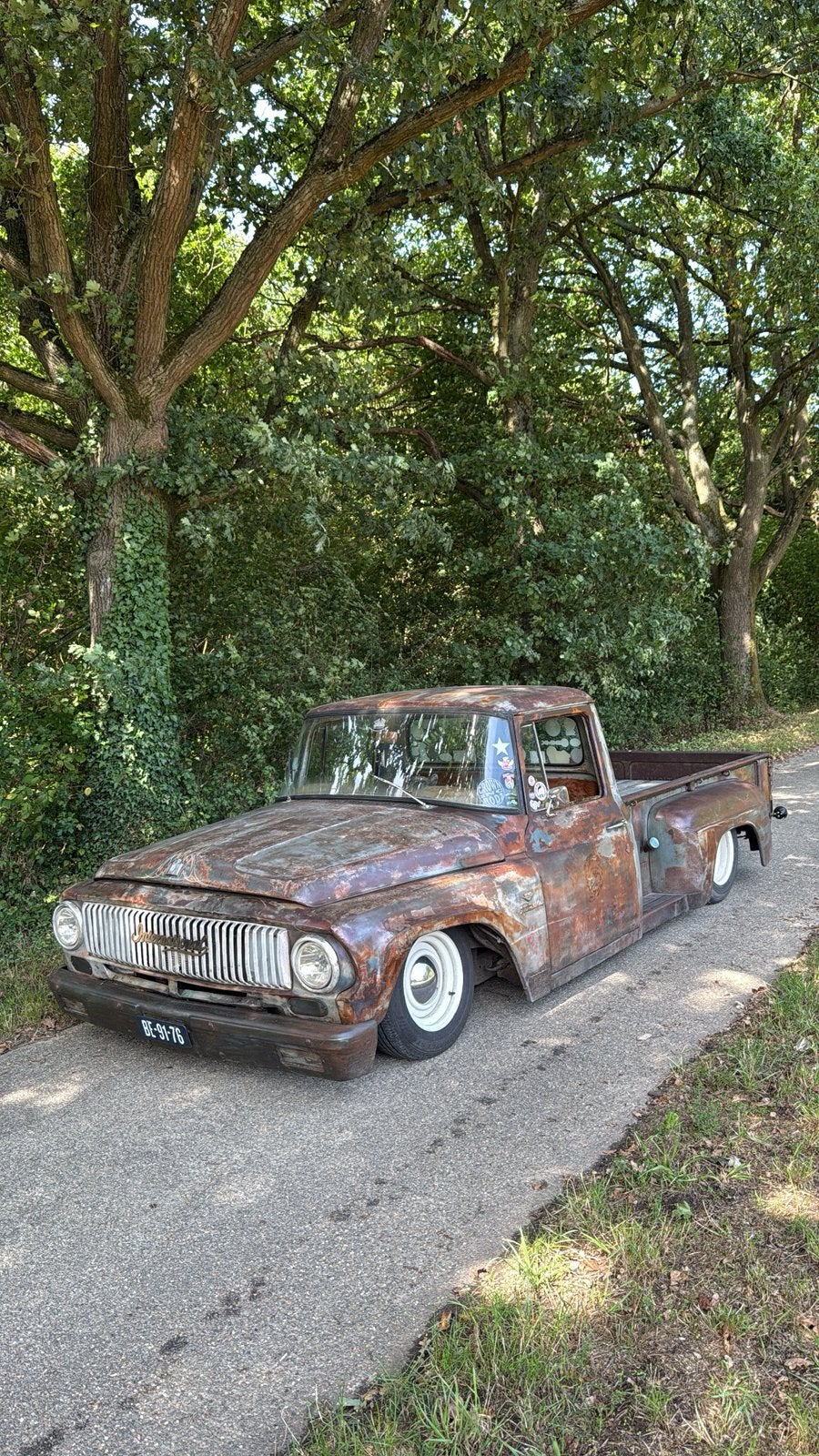 1965 International Harvester Hotrod Ratrod Patina truck S10, Automaat, Chevrolet, Achterwielaandrijving, Stof