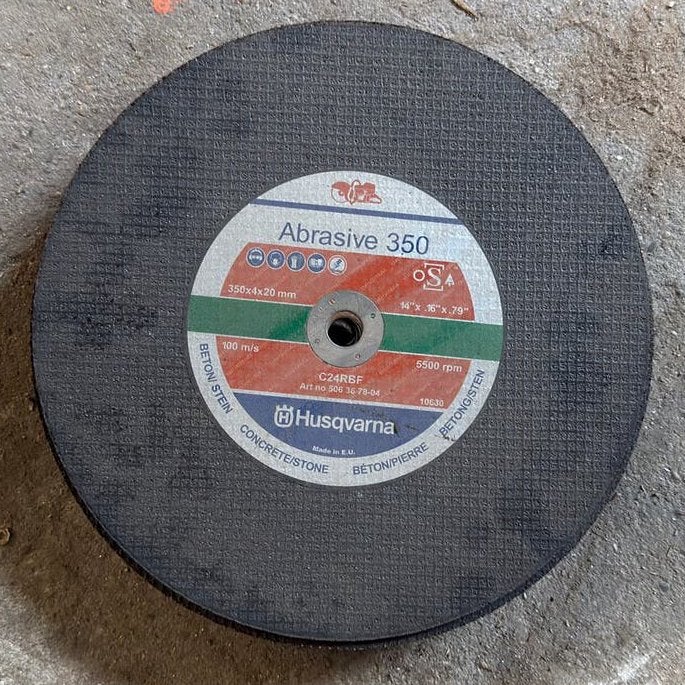 9x Husqvarna Abrasive 350 doorslijpschijven, Doe-het-zelf en Verbouw, Gereedschap | Slijpmachines, Ophalen of Verzenden, Nieuw
