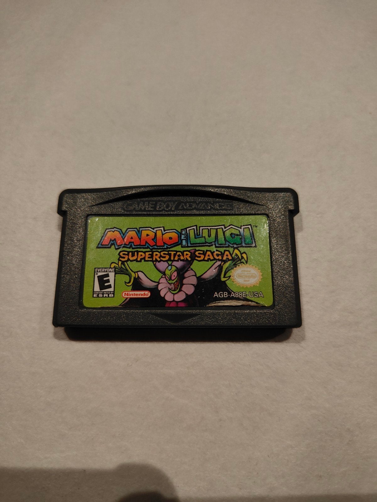 Mario & Luigi: Superstar Saga – Game Boy Advance –USA versie, Spelcomputers en Games, 1 speler, Ophalen of Verzenden, Gebruikt
