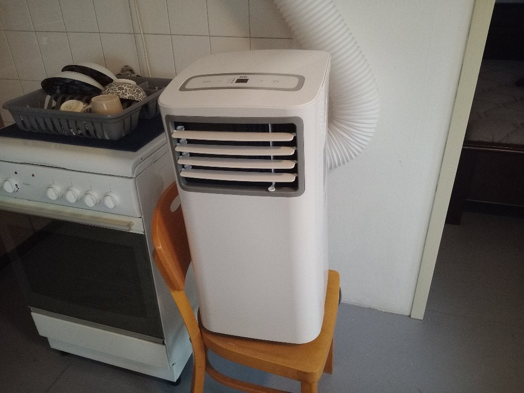 OK. OAC 7022 W AIR CONDITIONER, Witgoed en Apparatuur, Ophalen, Gebruikt, 3 snelheden of meer, Afstandsbediening