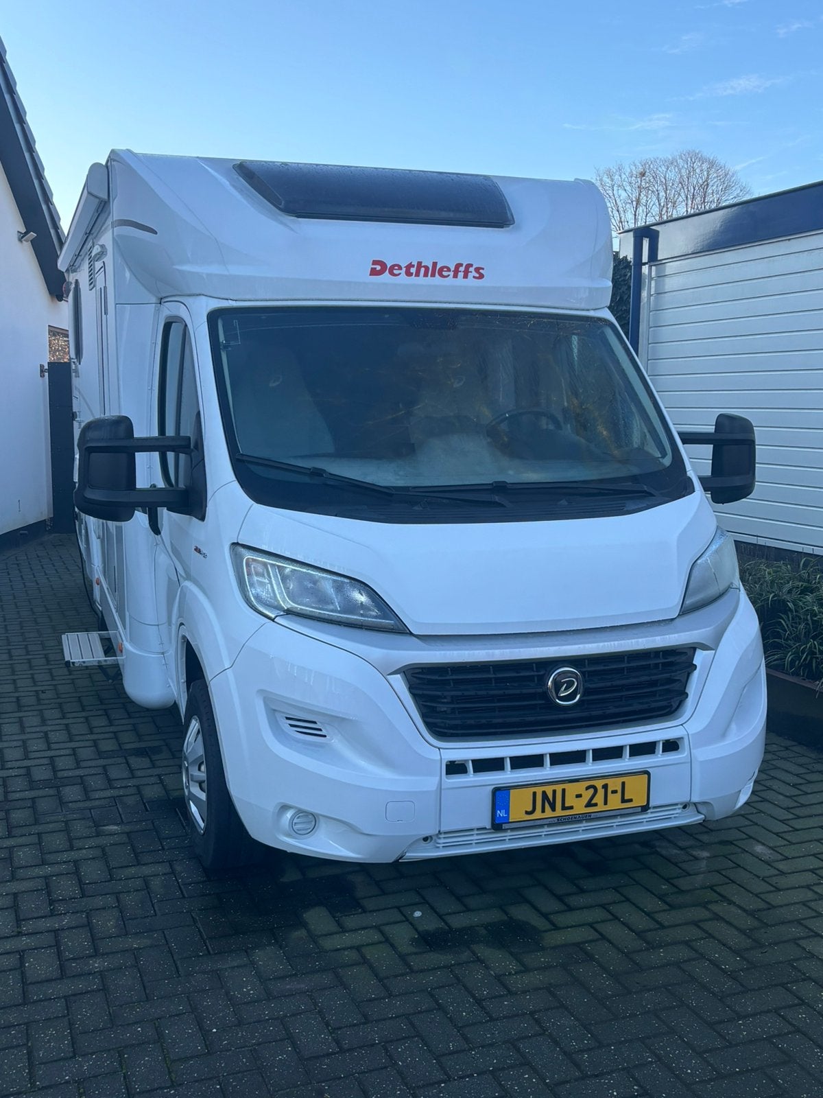Mooie 4 persoons dethleffs 7052 camper met lengte bedden, Fiat, Particulier, Dethleffs, Half-integraal