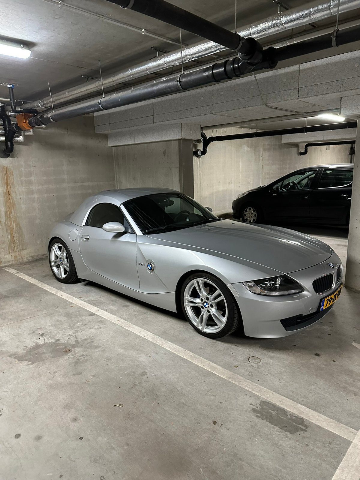 BMW Z4 Roadster 2008 Grijs Hardtop, Auto's, BMW, 13 km/l, Zwart, 4 cilinders, Cabriolet